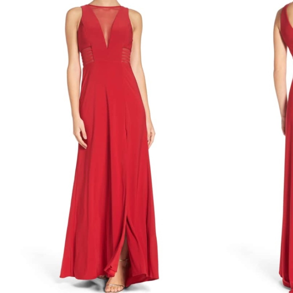 Morgan & Co. Illusion Gown (Size 3)